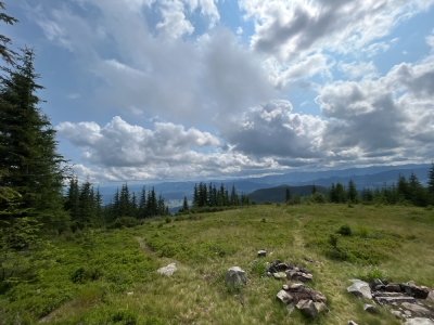 Гарні краєвиди, всі лякали зміями там, на щастя, не зустрічались. Не одразу знайшли стежку з полонини Віпча на саму гору, стежка по праву сторону від деревʼяного паркану. Йшла з мамою, вона вперше в горах, а тим більше вперше піднімалась на гору, але цей маршрут пройшла.