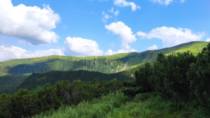 Гора Шпиці, вид зі стежки.