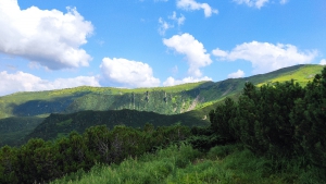 Гора Шпиці, вид зі стежки.